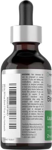 White Willow Bark Extract | 2 fl oz | Alcohol Free Liquid Tincture | Super Concentrated