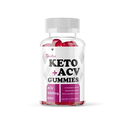 (Official 5 PACK) ProFast Keto ACV Gummies, Pro Fast Keto ACV Gummies Advanced Weight