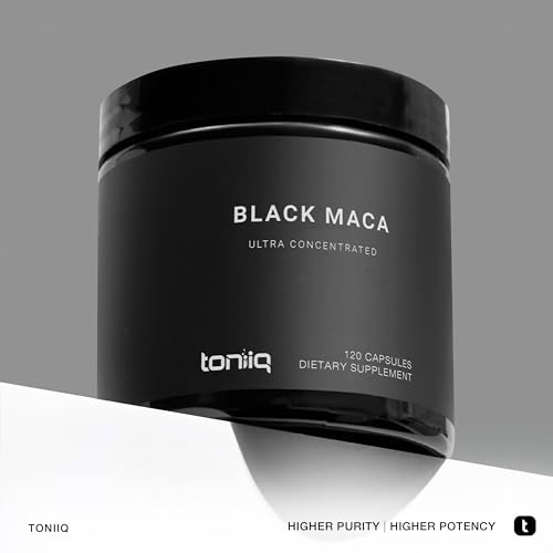 40,000mg Pure Black Maca Root Extract - Ultra Concentrated 20:1 Single Origin Wildcrafted Toniiq