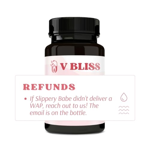 V Bliss Slippery Babe Vaginal Moisturizer Capsules | Relieves Vaginal Dryness with Slippery Elm