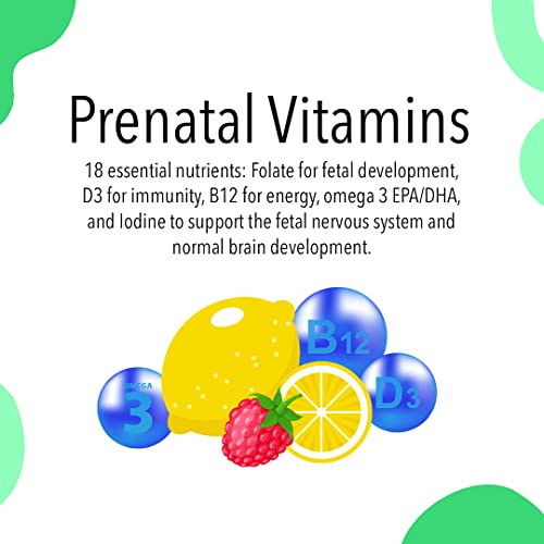 VitaGlobe Prenatal Vitamin Gummy - Womens Multivitamin for Healthy Growth and Brain Development