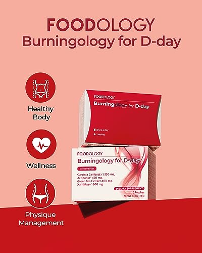 FOODOLOGY Burningology D-Day (Pack of 1, 10 Days) - Jiaogulan, Wakame Complex, Green Tea Extract