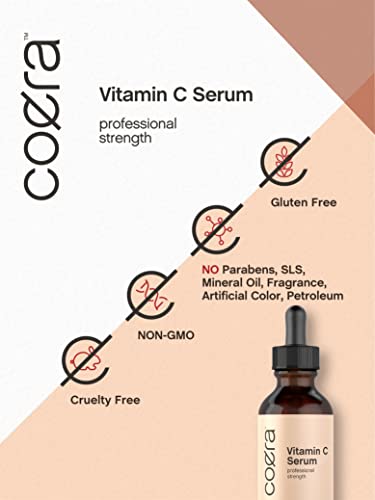 Vitamin C Serum for Face | 2 oz | Brightening Serum for Dark Spots | Paraben & SLS Free