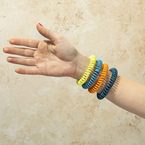 Cliganic 25 Pack Mosquito Repellent Bracelets, DEET-Free Bands, Individ