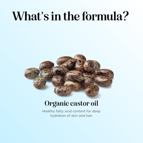 Hexane Free Organic Castor Oil - USDA Organic Castor Oil for Body Detox Hair Growth & Skin Care