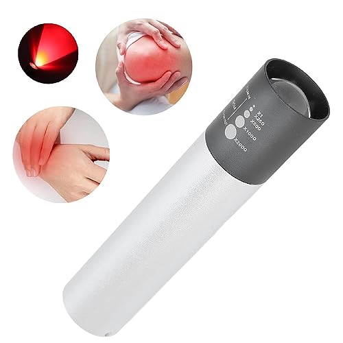660nm Red Light Therapy Torch for Muscle Pain Relief, Handheld LED Infrared Light Therapy Device Kdvioo
