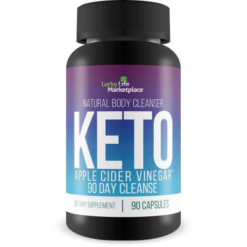 3X Keto Apple Cider Vinegar 90 Day Cleanse - Promote Health & Wellness - Flush Waste