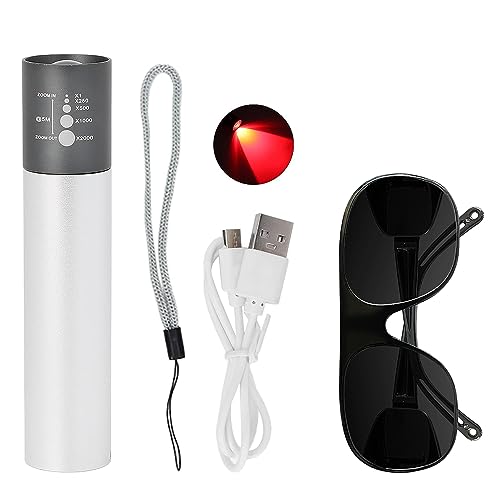 660nm Red Light Therapy Torch for Muscle Pain Relief, Handheld LED Infrared Light Therapy Device Kdvioo