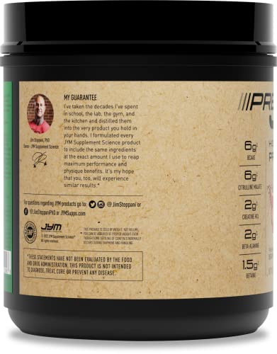 JYM Supplement Science Pre JYM Pre Workout Powder - BCAAs, Creatine HCI, Citrulline