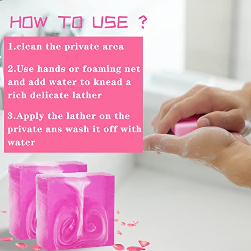 Yoni Soap Bars Yoni Wash Set Of 4, Feminine Wash Ph Balance for Women Vaginial Deodorants