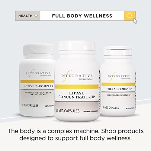 Integrative Therapeutics Lipase Concentrate-HP-Gut Enzyme Supplement for Men and Women