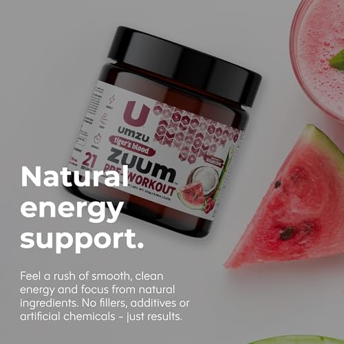 UMZU Zuum Pre-Workout - Energy, Pump & Endurance - with B-Vitamin Complex
