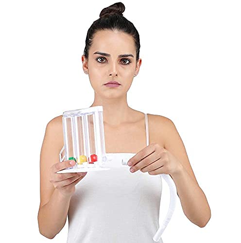 HealthAndYoga(TM) Deep Breathing Exerciser - Breath Exercise Measure