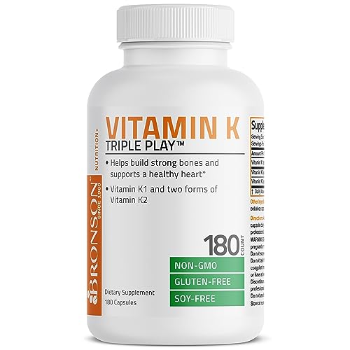 Vitamin K Triple Play (Vitamin K2 MK7 / Vitamin K2 MK4 / Vitamin K1) Full Spectrum