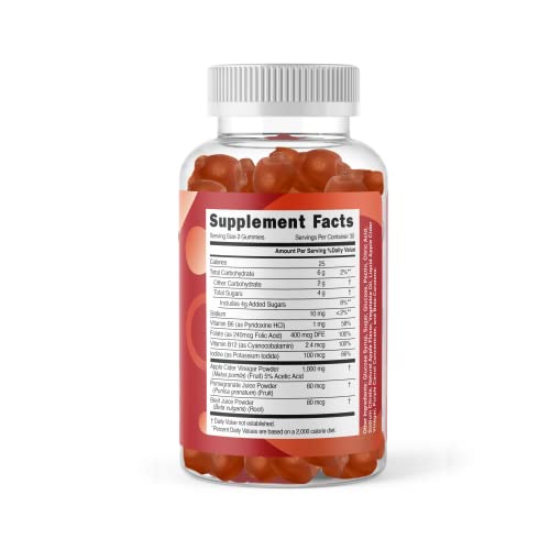 umsii Apple Cider Vinegar Gummies | 1,000 mg Organic Extract | Can Promote Gut Health