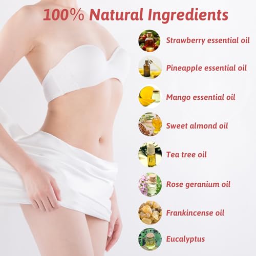 3 Packs Yoni Oil for Women, 100% Natural Feminine Oil Intimate Deodorant for Women, Eliminates Odor Wovarkie