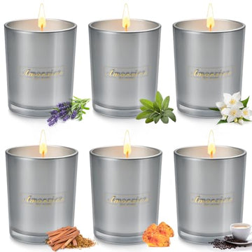 6 Pack Candles Clearance, Large Scented Candles, Candles for Home Scented, 35oz 250 Hour Long