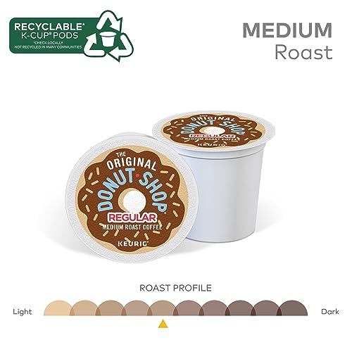 The Original Donut Shop Regular Keurig Single-Serve K-Cup Pods, Medium Roast Coffee