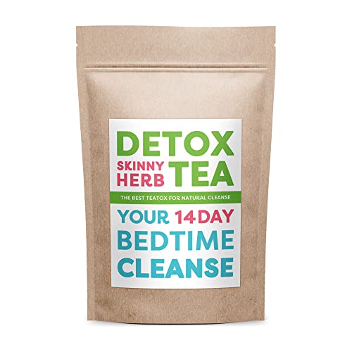 14 Days Bedtime Cleanse Tea : Detox Skinny Herb - Effective Detox Tea, Support Cleanse