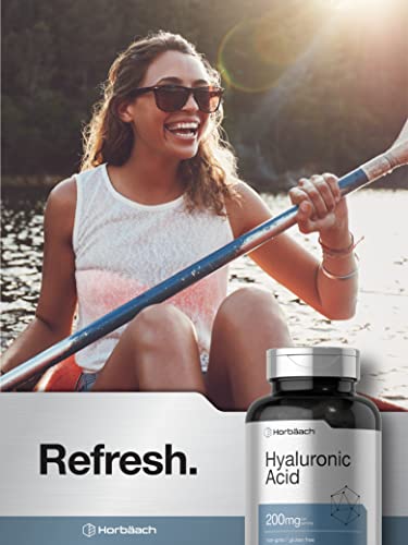 Hyaluronic Acid Supplement | 200 mg | 150 Capsules | Non-GMO and Gluten Free Supple