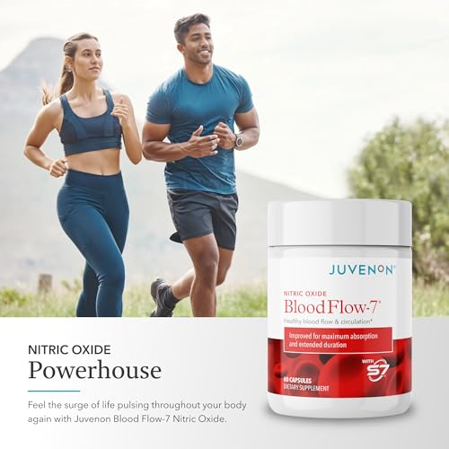 Juvenon BloodFlow-7 Nitric Oxide Supplement with Nitrosigine