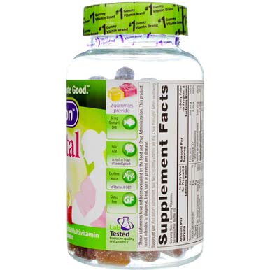 Vitafusion PreNatal Dietary Supplement, Lemon & Raspberry Lemonade Flavors 90 ea (Pack of 5)