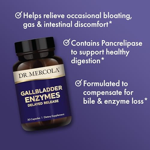 Dr. Mercola Gallbladder Enzymes Delayed Release, 90 Servings (90 Capsules)