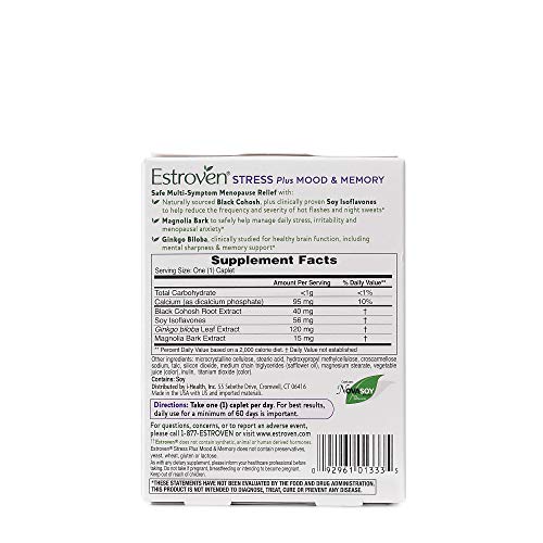Estroven Stress Mood Memory, 30 Count