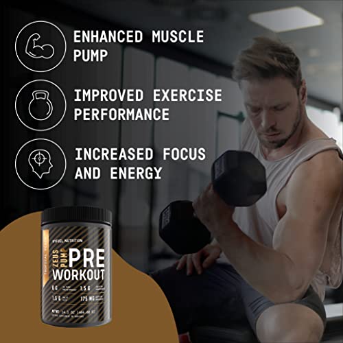 Hyfuel Nutrition Zeus Pump Pre Workout - Pump Focus Energy Power - 3D Pump Breakthrough