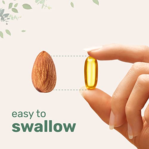 Flaxseed Oil 1400mg Softgels, 300 Counts | w/ 700mg ALA Omega 3, Cold Pressed