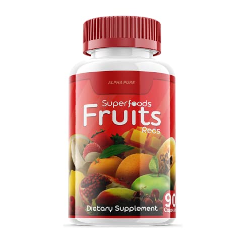 90 Capsules Each Bottle 540 Capsules superfoods Veggies Greens and Reds Fruits Triple Alpha Pure