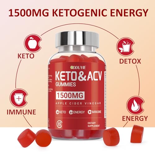 DDUYIE Keto ACV Gummies Advanced Weight Loss - 1500mg Keto ACV Gummies