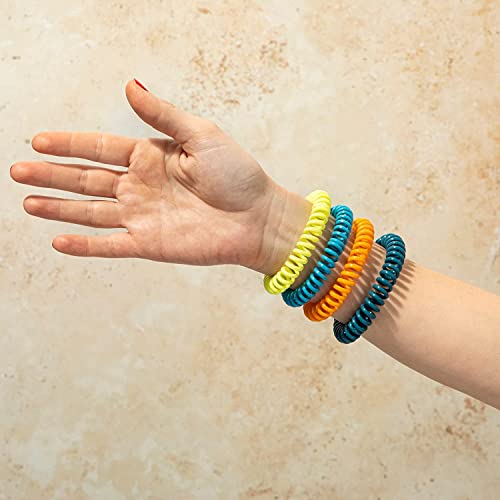 Cliganic 50 Pack Mosquito Repellent Bracelets, DEET-Free Bands, Individu