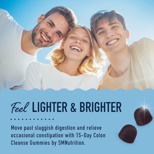 15 Day Colon Cleanse & Detox Gummies | Occasional Constipation & Bloating Relief