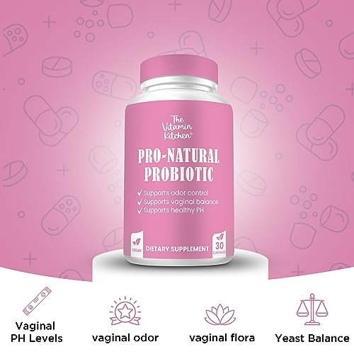The Vitamin Kitchen Vaginal Probiotics for Women – Pro-Natural Women Probiotic–5 Billion