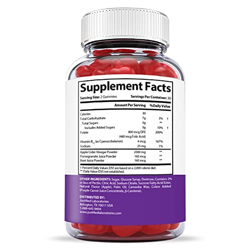 Transform Keto ACV Gummies Extreme Formula 2000MG Vegan Non GMO with Pomegranate