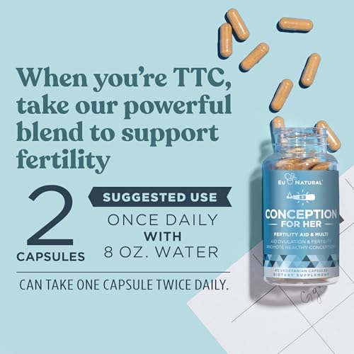 Conception Fertility Supplements for Women – Prenatal Vitamins – Promote Hormone Balance