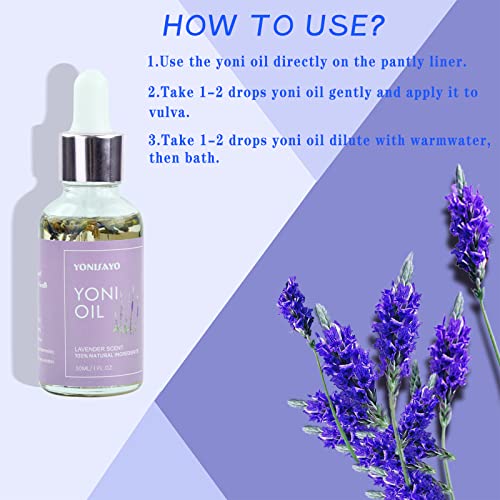 2 Packs Yoni Oil for Women, All Natural Feminine Oil Intimate Deodorant for Women, Remove Odor, Ph Balanced yonisayo