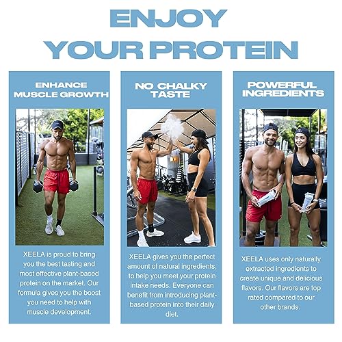 XEELA Plant Based Vegan Protein Powder - Independently Tested - 25g High Protein