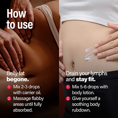 H’ana Pure Ginger Oil for Belly Fat & Pain - 100% Natural Therapeutic Grade Ginger Essentia