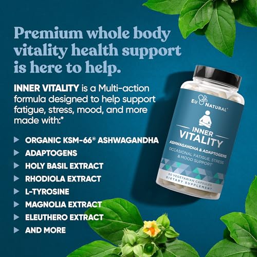 Eu Natural Vitality Cortisol Manager – Fight Fatigue, Feel Calm & Balanced – Healthy Cortisol