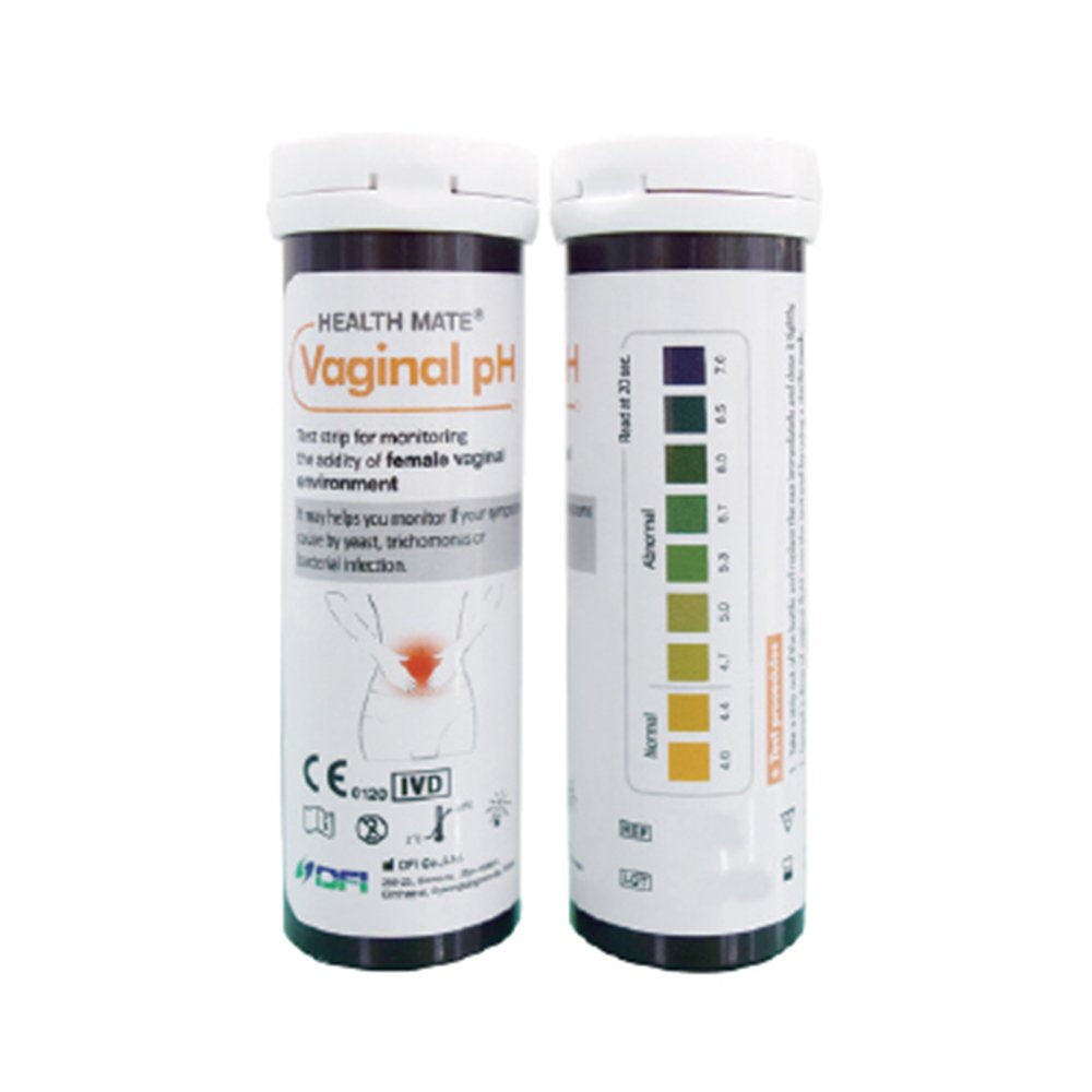 Vaginal Health pH Test Strips Without Swabs - Monitor Vaginal Intimate Health (Pack of 25)