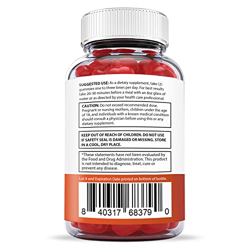 Transform Keto ACV Gummies Extreme Formula 2000MG Vegan Non GMO with Pomegranate