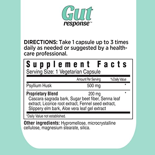 Gut Response CleanSweep Capsules, Supports Healthy Bowel Movements, Digestive Health