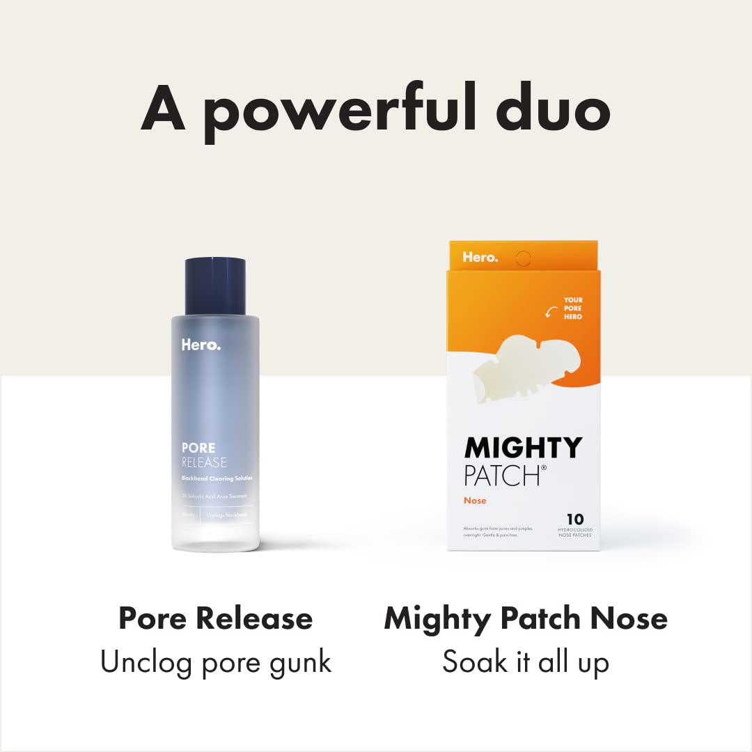 Hero Cosmetics Pore Release Blackhead Clearing Solution - Exfoliating Toner Featuring BHA