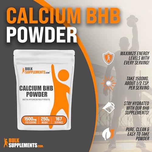 BulkSupplements.com Calcium BHB Powder - Beta-HydroxyButyrate Powder, BHB Supplement
