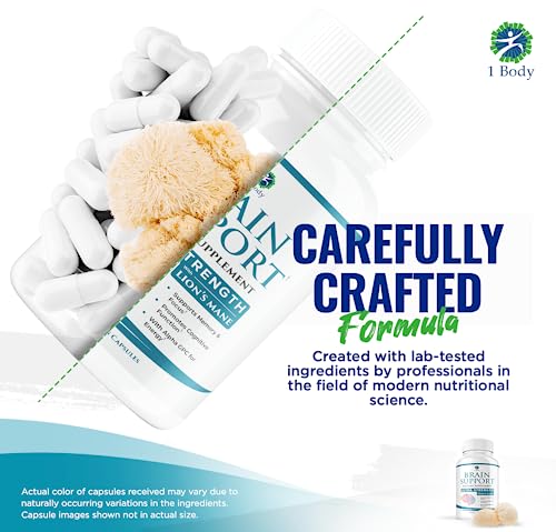 1 Body Brain Support: Twin Pack - 90 Capsules Each - Alpha GPC