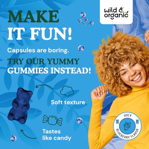 Wild & Organic Glutathione Gummies - Reduced Glutathione for Liver Cleanse & Antioxidants