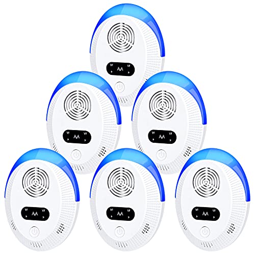 Ultrasonic Pest Repeller 6 Packs, Indoor Pest Control, Ultrasonic Pest Repell